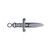 Sterling Silver Medieval Dagger Squeeze Clasp