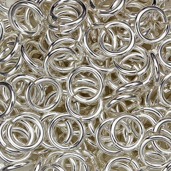  Chainmail Ring - Chain Maille Jump Ring - Open Aluminum Color  Jump Ring Chain Mail Kit for Armor Scale Maille Necklace Jewelry Making  Gold Tone 12 Gauge 24mm 500 PCs by Mandala Crafts