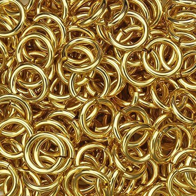 1/2 Pound Bright Aluminum Chainmail Jump Rings 18G 5/32 ID (4800+ Rings) :  : Home