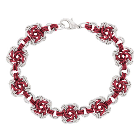 Marsala Swirls Bracelet Kit by Tanya Hlabse - Weave Got Maille
