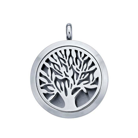 Aromatherapy Locket Stainless Steel Tree of Life - Weave Got Maille