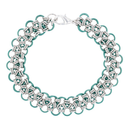 Zen Lace Japanese Lace Chain Maille Bracelet Kit - Weave Got Maille