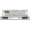Atlas HO Scale Portec 3000 2-Bay Covered Hopper Norfolk Southern #233510