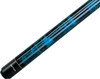 Action Value VAL05 Black with Navy Swirl/Marble Pool/Billiards Cue Stick