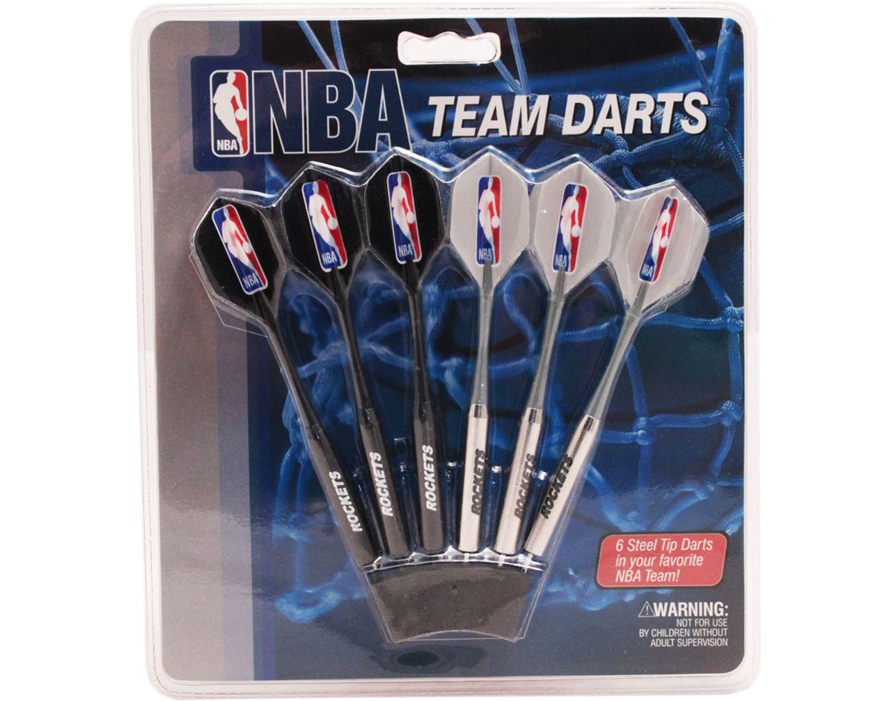 Bundle Deal Special Houston Rockets Steel Tip Darts & Pool