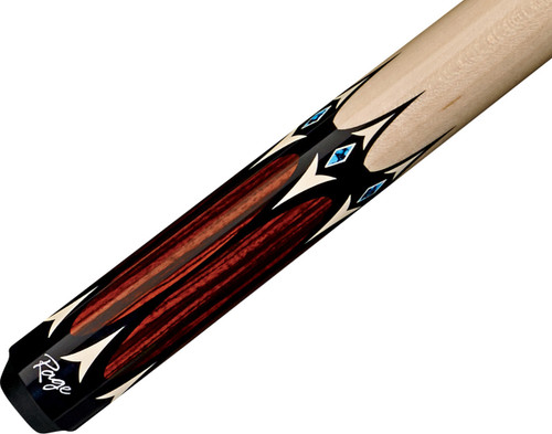 Rage RG201 Eye of the Tiger Cocobolo/Maple Turquoise Pool/Billiards Cue Stick