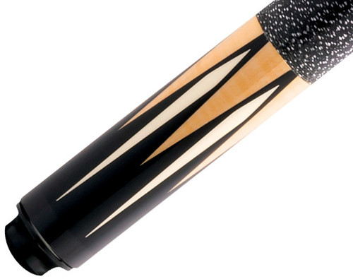 Mcdermott Import Maple Cue/Linen Wrap Pool/Billiard Cue-Black/Birdseye Diamonds