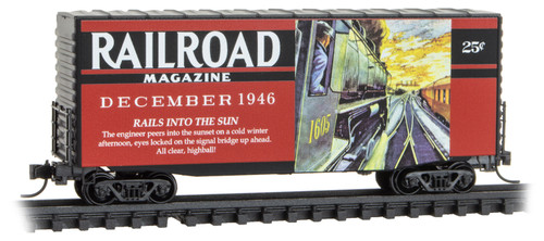 Micro-Trains MTL N-Scale 40ft Box Car Railroad Magazine Series #10 December 1946