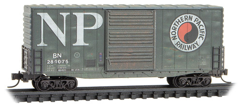 Micro-Trains MTL N-Scale 40' High-Cube Box Car BNSF/ex-Northern Pacific #281075