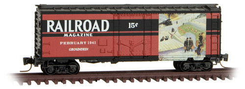 Micro-Trains MTL Z-Scale 40ft Box Car Railroad Magazine Series #12 February 1941