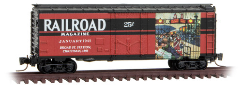 Micro-Trains MTL Z-Scale 40ft Box Car Railroad Magazine Series #11 January 1945
