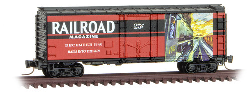 Micro-Trains MTL Z-Scale 40ft Box Car Railroad Magazine Series #10 December 1946