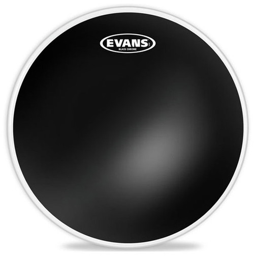 Evans Black Series TT12CHR Tom Batter Two Ply 12" Black Drumhead Drum Head
