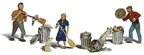 Woodland Scenics HO Scale Scenic Accents Figures/People & Pesky Racoons