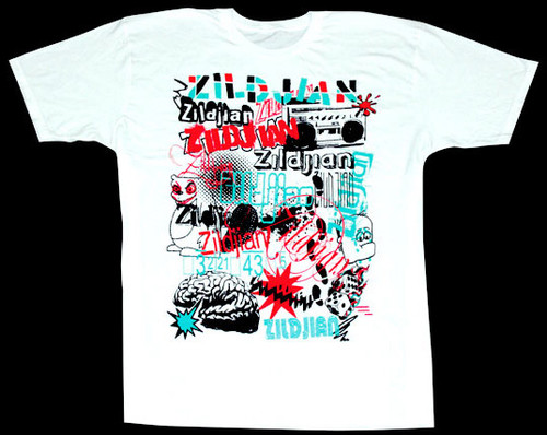 Zildjian Cymbals Scatter Brain Tee T-Shirt - All Sizes