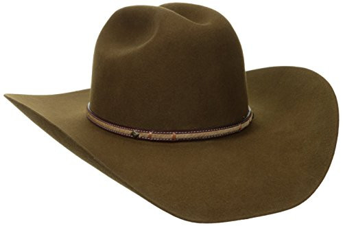 Stetson 4X Powder River Mink Buffalo Felt Cowboy Western Hat - Size 7 1/4