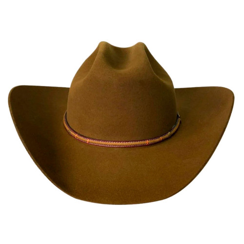 Stetson 4X Powder River Mink Buffalo Felt Cowboy Western Hat - Size 7 1/8