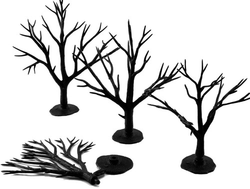 Woodland Scenics Tree Armatures (Trunks) Deciduous 3" to 5" 28-Pack