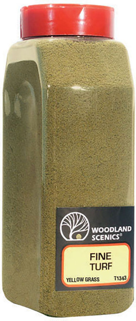Woodland Scenics Model Railroad Landscape Fine Turf Shaker Canister Yellow Grass
