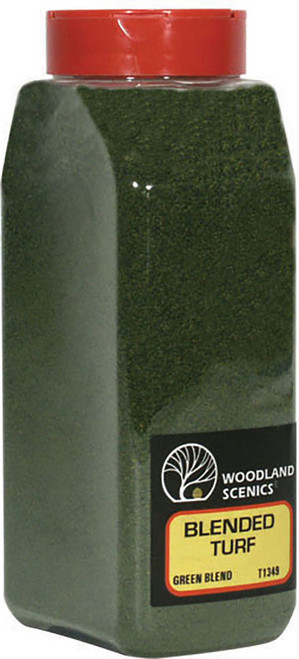 Woodland Scenics Model Railroad Landscape Blended Turf Shaker Green Blend