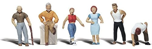 Woodland Scenics N Scale Scenic Accents Figures/People Set Ordinary People (6)
