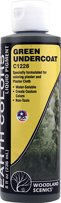 Woodland Scenics Model Railroad Landscape Earth Colors Liquid Pigment Green