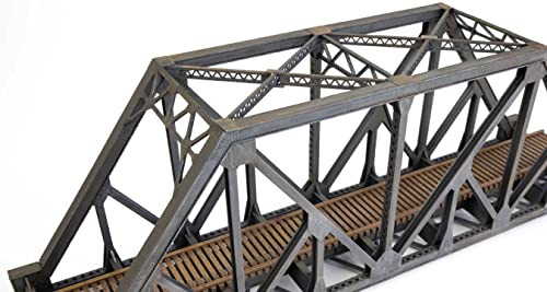 Walthers Cornerstone HO Scale Kit 97' Subdivided Single Warren Truss Bridge