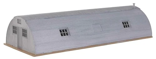 Walthers Cornerstone HO Scale Building/Structure Kit Quonset Hut Military Style