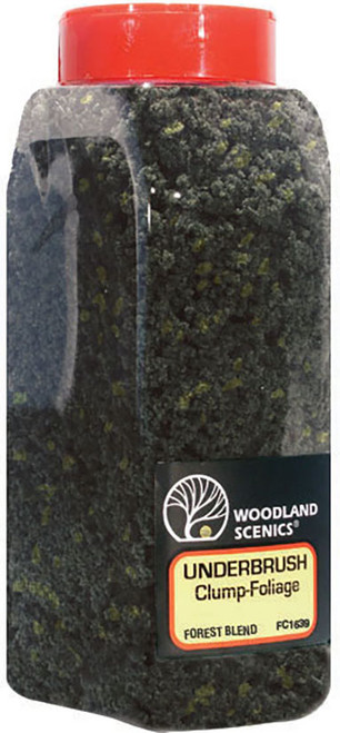 Woodland Scenics Model Railroad Landscape Underbrush Foliage Shaker Forest Blend