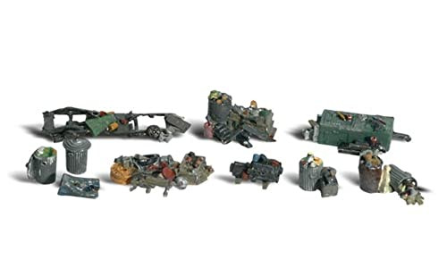Woodland Scenics HO Scale Scenic Accents Detail Set - Assorted Junk Piles