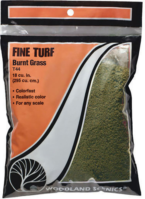 Woodland Scenics Model Railroad Landscape Fine Turf Burnt Grass (Small Bag)