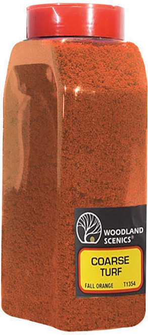 Woodland Scenics Model Railroad Landscape Coarse Turf Shaker Fall Orange