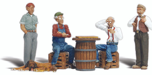 Woodland Scenics N Scale Scenic Accents Figures/People Set Checker Players (6)