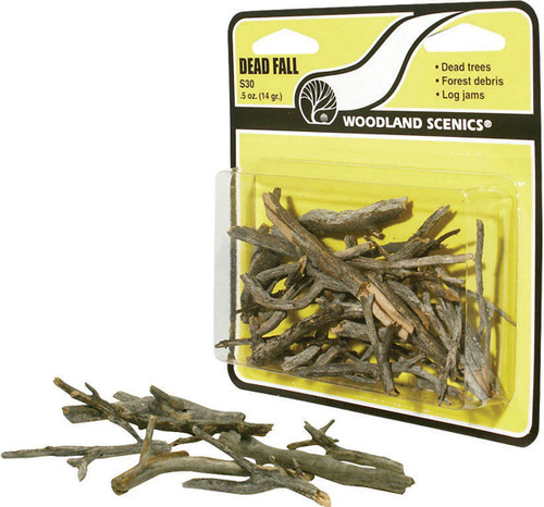 Woodland Scenics Model Railroad Landscape Scatter Material/Dead Fall Tree/Branch