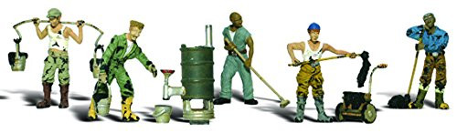Woodland Scenics N Scale Scenic Accents Figures/People Set Roofers (6)
