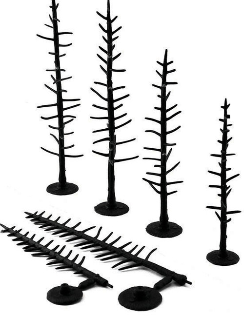 Woodland Scenics Tree Armatures (Trunks) Conifer/Pine 4" to 6" 44-Pack