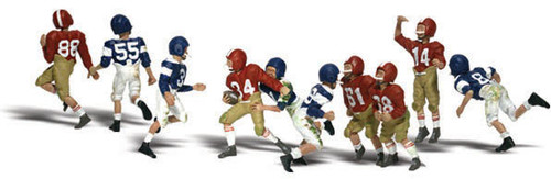 Woodland Scenics N Scale Scenic Accents Figures/People Youth Football Players