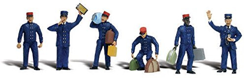 Woodland Scenics N Scale Scenic Accents Figures/People Set Train Personnel (6)