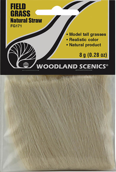 Woodland Scenics Model Railroad Landscape Field Grass (Tall Straw) Natural Straw