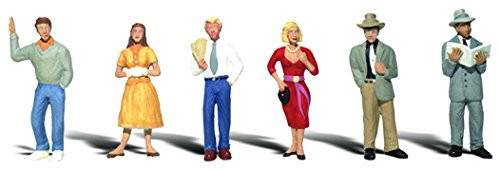 Woodland Scenics HO Scale Scenic Accents Figures/People Set Pedestrians (6)