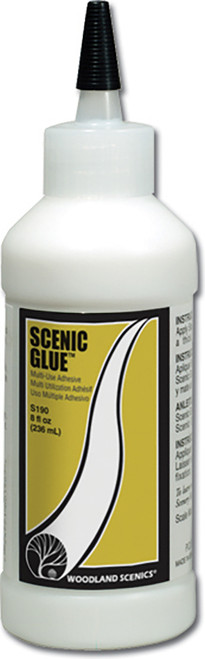 Woodland Scenics Model Railroad Landscape Scenic Glue (Adhesive) 8oz. Bottle