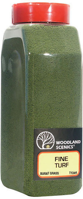Woodland Scenics Model Railroad Landscape Fine Turf Shaker Canister Burnt Grass