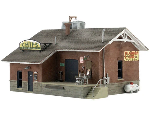 Woodland Scenics HO Scale Built-Up Building/Structure Chip's Ice House