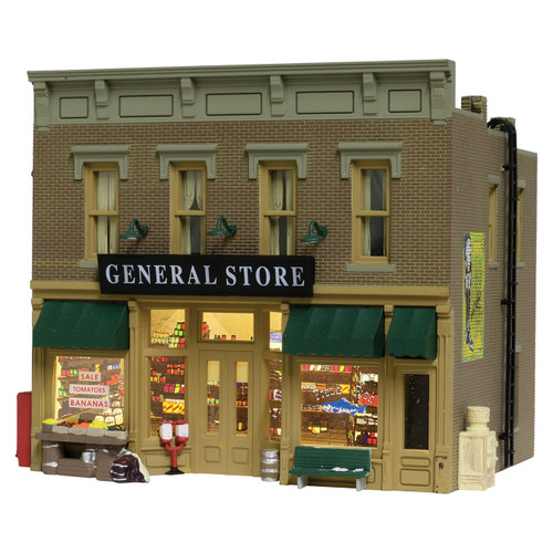 Woodland Scenics HO Scale Built-Up Building/Structure Lubener's General Store