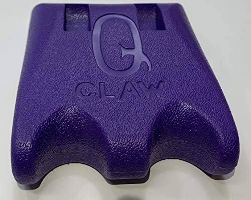 Q-Claw QCLAW Portable Pool/Billiards Cue Stick Holder/Rack - 2 Place - Purple