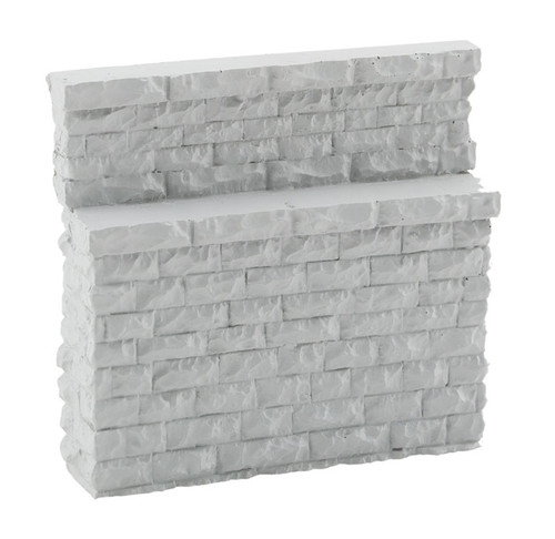 Walthers HO Scale Single-Track Railroad Bridge Stone Abutment-Low-Resin Casting