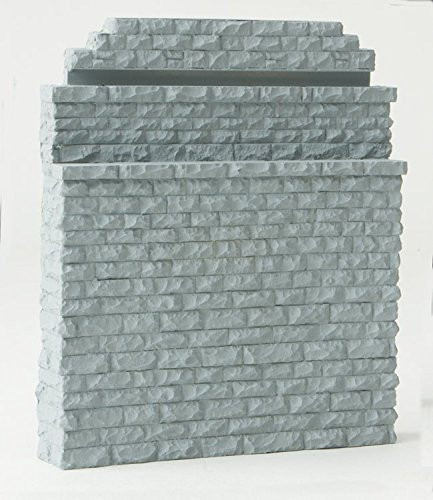 Walthers HO Scale Double-Track Railroad Bridge Stone Abutment - Resin Casting