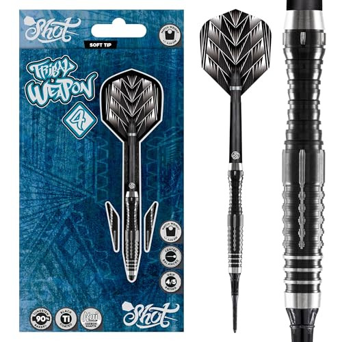 Shot Darts Tribal Weapon 4 Soft Tip Dart Set - 18g