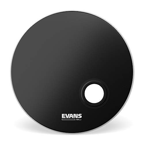 Evans REMAD BD22REMAD Resonant Bass Single Ply 22" Black Drumhead Drum Head