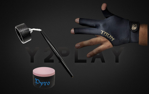 Circle Pocket Chalker Pack - Taom Pyro Pink Chalk and Taom Left Hand Large Glove